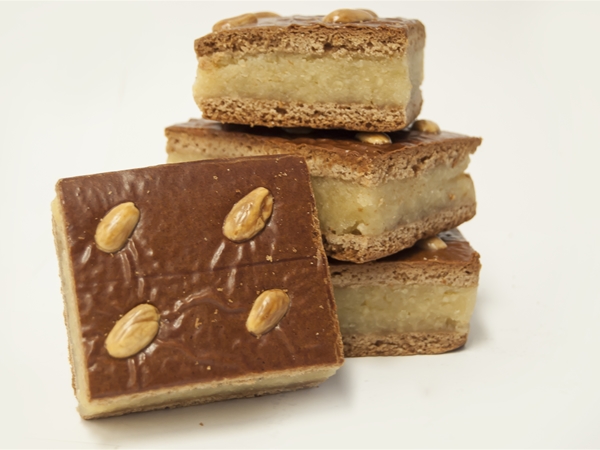 6 blokjes gevulde speculaas