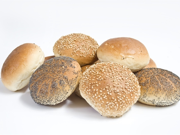 Mini broodjes gesorteerd